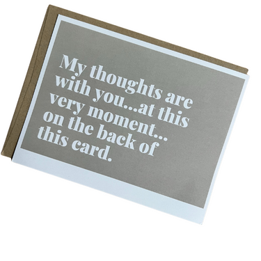 My Thoughts Are With You...